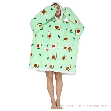 Partihandel tröja bärbar enstor hoodie -filtanpassad